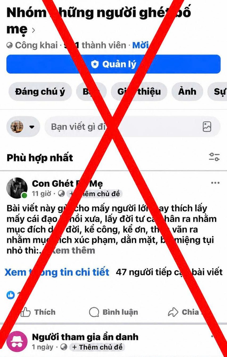 Chủ page 'Nhóm những người ghét bố mẹ' nói gì việc lập nhóm?- Ảnh 1.