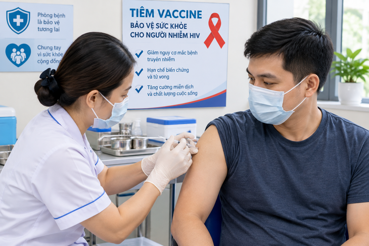 Các loại vaccine người nhiễm HIV nên tiêm để phòng bệnh truyền nhiễm - Ảnh 1.