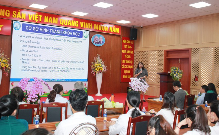 Chăm sóc giảm nhẹ: Đừng đợi người bệnh đến cuối đường- Ảnh 1.