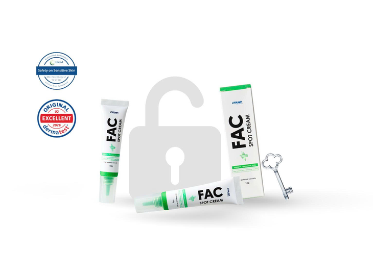 Inolab Derma FAC Spot Cream giải pháp chăm sóc da mụn không chứa AHA, BHA - Ảnh 1.