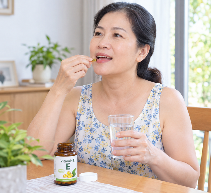 5 sai lầm phổ biến khi bổ sung vitamin E ở phụ nữ trung niên - Ảnh 1.