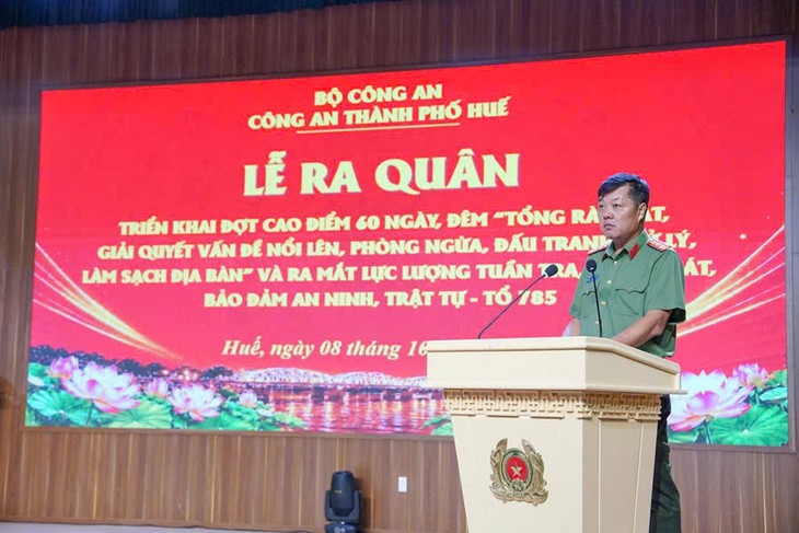 Huế mở cao điểm 60 ngày đêm tổng rà soát, đấu tranh với các loại tội phạm- Ảnh 1.