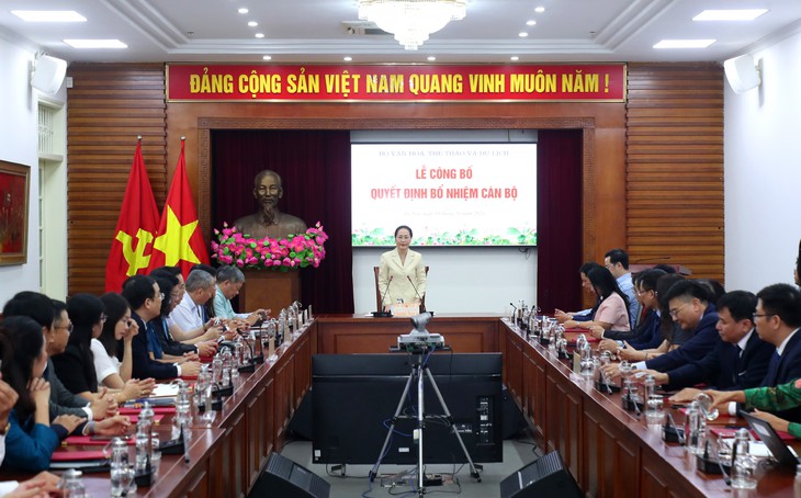 Bộ VHTT&DL điều động, bổ nhiệm 24 cán bộ cấp Cục/Vụ - Ảnh 1.