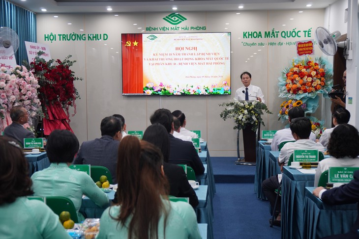 Bệnh viện Mắt Hải Phòng đưa Khoa Mắt Quốc tế vào hoạt động- Ảnh 3.