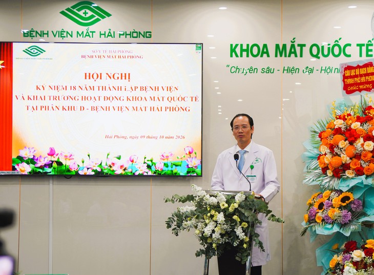 Bệnh viện Mắt Hải Phòng đưa Khoa Mắt Quốc tế vào hoạt động- Ảnh 2.