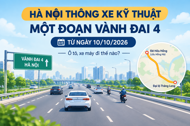 Hà Nội thông xe một đoạn Vành đai 4 từ 10/10, người dân di chuyển thế nào?- Ảnh 2.