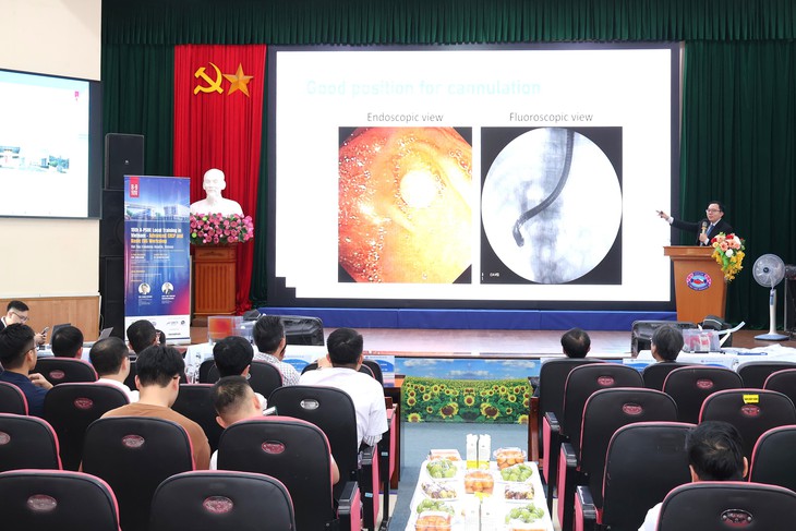 Cập nhật kỹ thuật nội soi mật tụy ngược dòng, nội soi siêu âm tại Hải Phòng- Ảnh 2.
