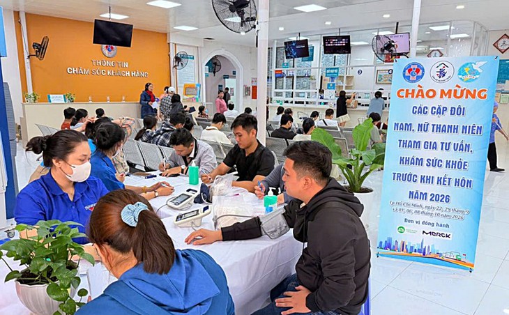 TPHCM dự kiến miễn phí khám sức khỏe tiền hôn nhân cho người yếu thế- Ảnh 2.