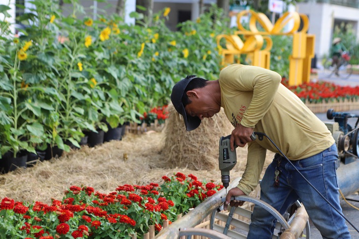 Chưa khai mạc, đường hoa Phú Mỹ Hưng đã hút khách- Ảnh 13.