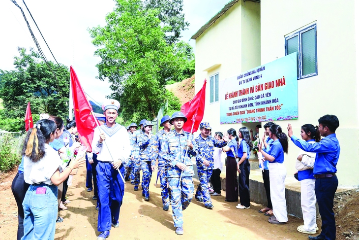 Niềm vui trong căn nhà mới sau “Chiến dịch Quang Trung”- Ảnh 1.