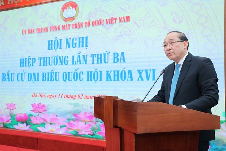 Hiệp thương lần 3: Thống nhất 217 người ứng cử ĐBQH khóa XVI- Ảnh 3. Hiệp thương lần 3: Thống nhất 217 người ứng cử ĐBQH khóa XVI- Ảnh 3.