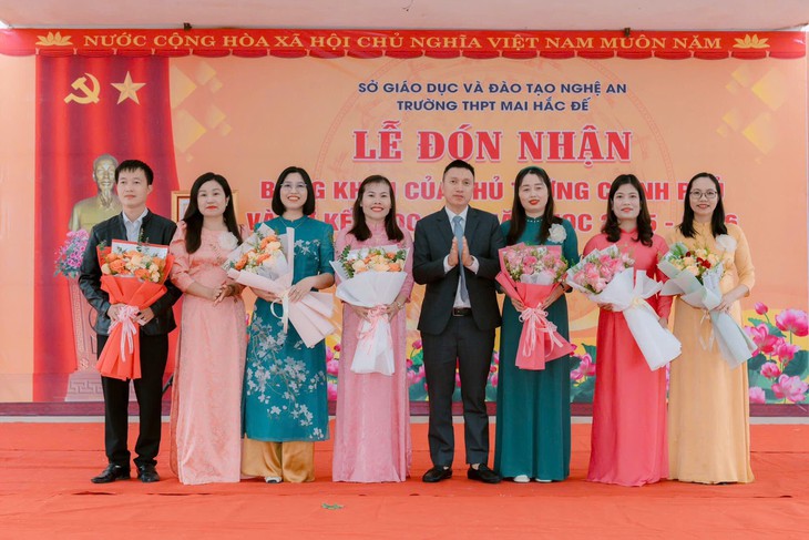 Từ nội lực đến vinh danh cấp Nhà nước: dấu ấn 5 năm bứt phá của trường THPT Mai Hắc Đế- Ảnh 3.