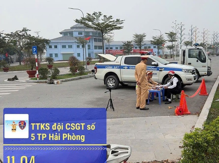 Phát hiện 26 trường hợp vi phạm nồng độ cồn sáng mùng 1 Tết tại Hải Phòng
- Ảnh 1. Phát hiện 26 trường hợp vi phạm nồng độ cồn sáng mùng 1 Tết tại Hải Phòng
- Ảnh 1.