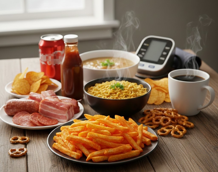 Tăng huyết áp sau khi ăn, vì sao?- Ảnh 1.