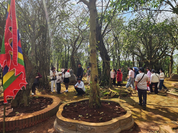 ‘Huyệt đạo’ thiêng trên đỉnh Ngàn Nưa khoác lên mình diện mạo mới- Ảnh 5. ‘Huyệt đạo’ thiêng trên đỉnh Ngàn Nưa khoác lên mình diện mạo mới- Ảnh 5.