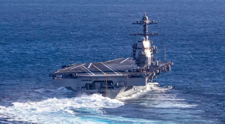 Iran sở hữu vũ khí đủ sức nhấn chìm siêu tàu sân bay USS Gerald R. Ford của Mỹ- Ảnh 1. Iran sở hữu vũ khí đủ sức nhấn chìm siêu tàu sân bay USS Gerald R. Ford của Mỹ- Ảnh 1.
