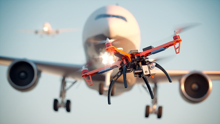 Liên tiếp ghi nhận drone xâm nhập khu vực sân bay, hơn 9.000 hành khách bị ảnh hưởng- Ảnh 2. Liên tiếp ghi nhận drone xâm nhập khu vực sân bay, hơn 9.000 hành khách bị ảnh hưởng- Ảnh 2.