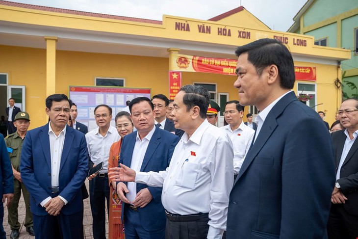 Chủ tịch Quốc hội kiểm tra công tác chuẩn bị bầu cử tại Nghệ An- Ảnh 3.