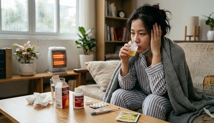 Cúm mùa: Lưu ý quan trọng khi dùng thuốc và chăm sóc tại nhà- Ảnh 1.