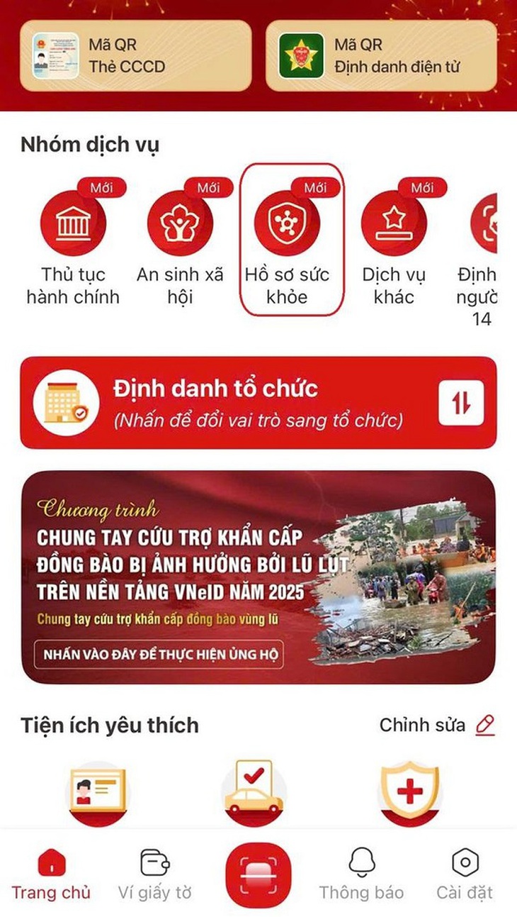 Cách tra cứu lịch sử khám chữa bệnh, đơn thuốc BHYT trên VNeID- Ảnh 1.