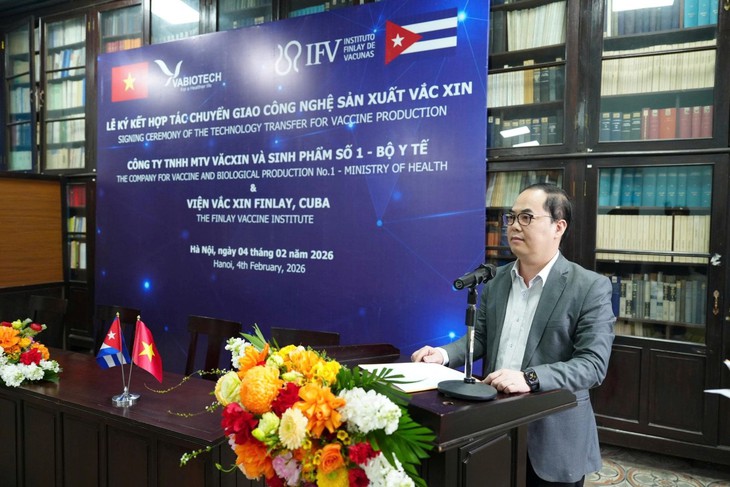 Chuyển giao Công nghệ Sản xuất vắc xin phòng bệnh viêm màng não do não mô cầu BC: Bước tiến trong hợp tác công nghệ sinh học và y tế Việt Nam-Cuba- Ảnh 2. Chuyển giao Công nghệ Sản xuất vắc xin phòng bệnh viêm màng não do não mô cầu BC: Bước tiến trong hợp tác công nghệ sinh học và y tế Việt Nam-Cuba- Ảnh 2.