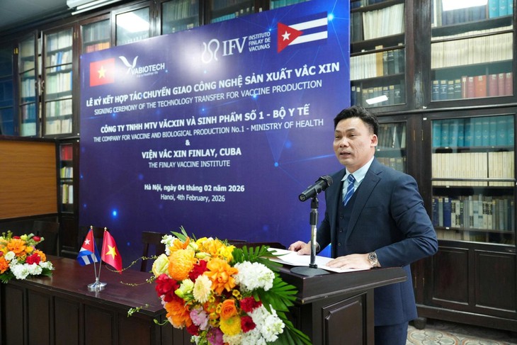 Chuyển giao Công nghệ Sản xuất vắc xin phòng bệnh viêm màng não do não mô cầu BC: Bước tiến trong hợp tác công nghệ sinh học và y tế Việt Nam-Cuba- Ảnh 3. Chuyển giao Công nghệ Sản xuất vắc xin phòng bệnh viêm màng não do não mô cầu BC: Bước tiến trong hợp tác công nghệ sinh học và y tế Việt Nam-Cuba- Ảnh 3.