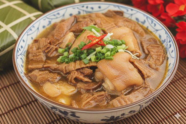 Ai nên thận trọng khi ăn món canh măng khô nấu móng giò?- Ảnh 1.