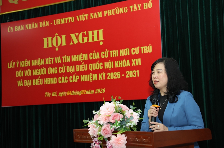 100% cử tri nơi cư trú tín nhiệm giới thiệu Bộ trưởng Bộ Y tế Đào Hồng Lan ứng cử Đại biểu Quốc hội Khoá XVI- Ảnh 1. 100% cử tri nơi cư trú tín nhiệm giới thiệu Bộ trưởng Bộ Y tế Đào Hồng Lan ứng cử Đại biểu Quốc hội Khoá XVI- Ảnh 1.