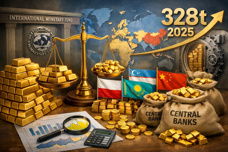 Ngân hàng Trung ương các nước gom 328 tấn vàng năm 2025- Ảnh 1.