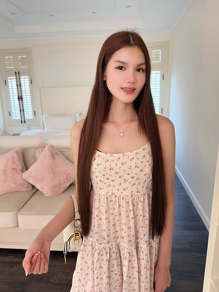 Con gái Hoa hậu Phương Lê 14 tuổi có chiều cao 1m7, học giỏi, ước mơ làm luật sư- Ảnh 1.