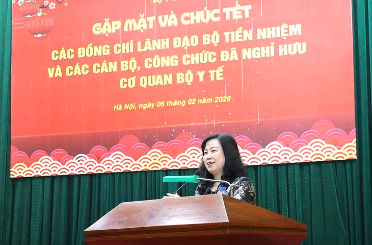 Bộ Y tế gặp mặt, chúc Tết lãnh đạo Bộ tiền nhiệm, cán bộ, công chức hưu trí- Ảnh 1.