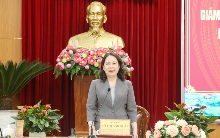 Phó Chủ tịch nước Võ Thị Ánh Xuân kiểm tra công tác chuẩn bị bầu cử tại Đồng Nai- Ảnh 2. Phó Chủ tịch nước Võ Thị Ánh Xuân kiểm tra công tác chuẩn bị bầu cử tại Đồng Nai- Ảnh 2.