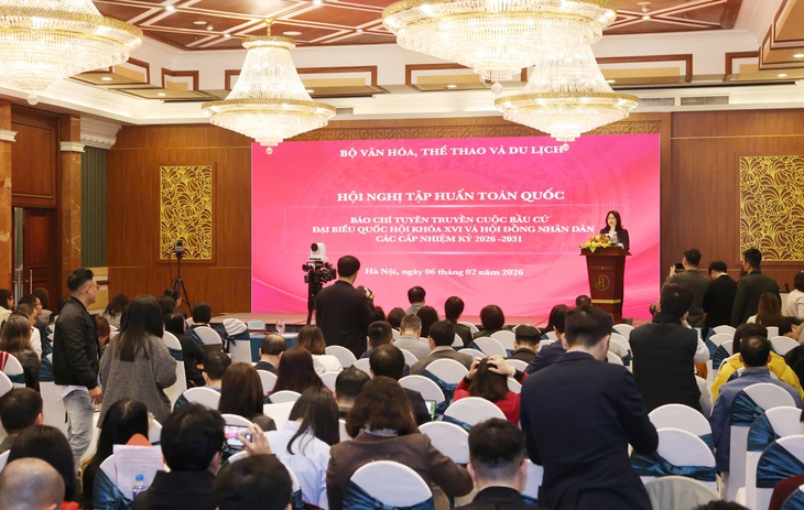 Hơn 1000 đại biểu dự tập huấn toàn quốc công tác tuyên truyền bầu cử ĐBQH khóa XVI, nhiệm kỳ 2026–2031- Ảnh 1. Hơn 1000 đại biểu dự tập huấn toàn quốc công tác tuyên truyền bầu cử ĐBQH khóa XVI, nhiệm kỳ 2026–2031- Ảnh 1.