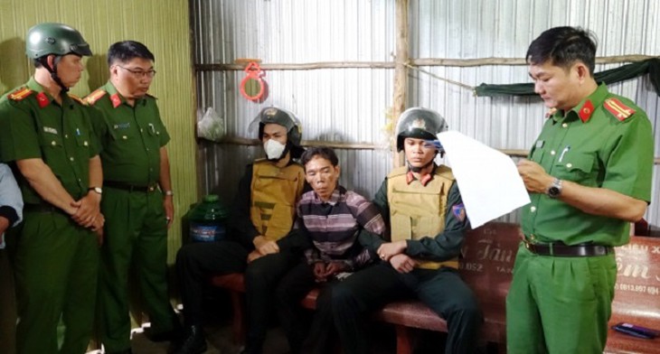 Bắt đối tượng kích động và ngăn cản việc thu hồi đất dự án đã được phê duyệt- Ảnh 1.