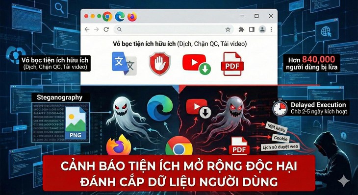 Công an cảnh báo 17 tiện ích độc hại đã lừa hơn 840.000 người dùng, cần gỡ bỏ ngay lập tức- Ảnh 1.