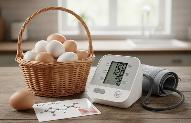 Điều gì xảy ra với huyết áp và cholesterol khi ăn trứng mỗi ngày?- Ảnh 1.