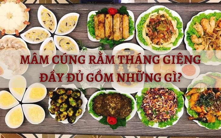 Mâm cúng Rằm tháng Giêng gồm những gì? Nên cúng trong nhà hay ngoài trời?