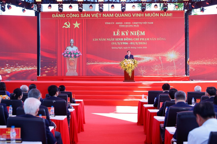 Thủ tướng Phạm Minh Chính dự Lễ kỷ niệm 120 năm Ngày sinh Thủ tướng Phạm Văn Đồng- Ảnh 2.
