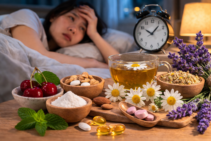Mất ngủ nên dùng thảo dược và chất bổ sung nào?- Ảnh 1.
