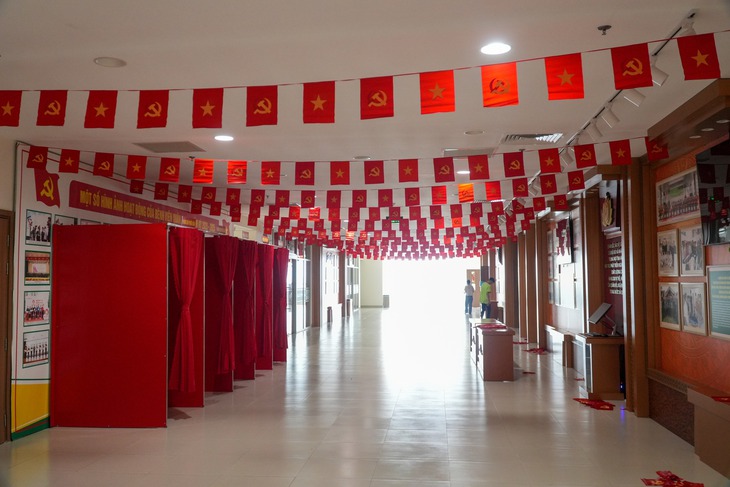Điểm bầu cử đặc biệt tại bệnh viện sẵn sàng cho ngày hội non sông- Ảnh 3. Điểm bầu cử đặc biệt tại bệnh viện sẵn sàng cho ngày hội non sông- Ảnh 3.