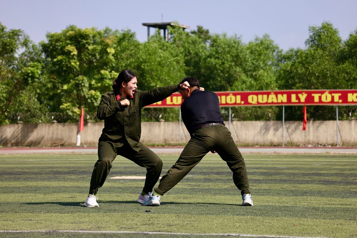 Mãn nhãn các màn võ thuật, diễn tập chống khủng bố của học viên công an- Ảnh 8.