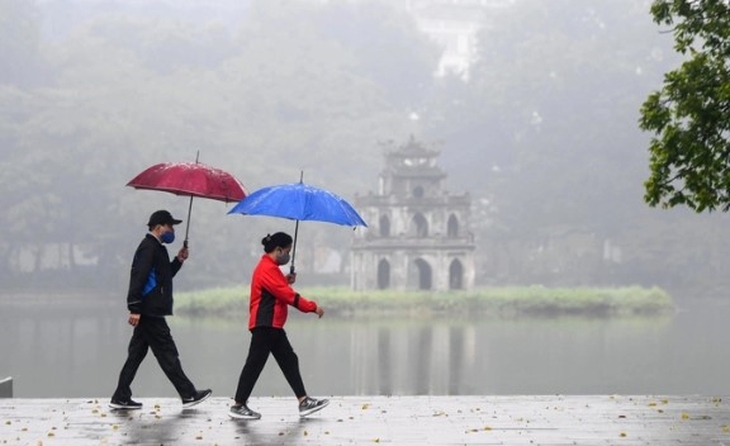 Miền Bắc chuyển nhiều mây kèm mưa nhỏ do không khí lạnh lệch đông- Ảnh 1. Miền Bắc chuyển nhiều mây kèm mưa nhỏ do không khí lạnh lệch đông- Ảnh 1.