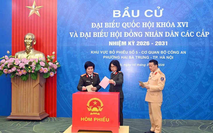 Kết thúc bầu cử: 99,38% cử tri cả nước đi bỏ phiếu