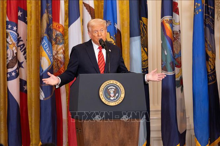 Tổng thống Trump tuyên bố xóa sổ phòng không Iran, chiến tranh chưa kết thúc- Ảnh 1. Tổng thống Trump tuyên bố xóa sổ phòng không Iran, chiến tranh chưa kết thúc- Ảnh 1.