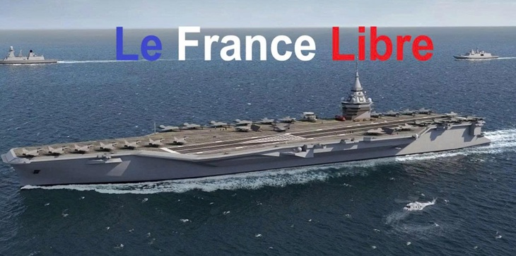 Pháp hé lộ siêu tàu sân bay hạt nhân France Libre có thể chở 40 máy bay- Ảnh 1. Pháp hé lộ siêu tàu sân bay hạt nhân France Libre có thể chở 40 máy bay- Ảnh 1.