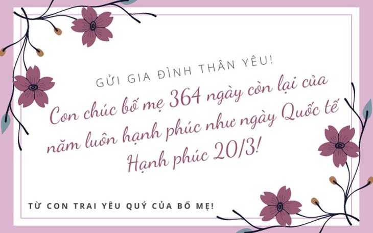 Những lời chúc ngày Quốc tế Hạnh phúc 20/3 hay và ý nghĩa nhất 2026- Ảnh 3.