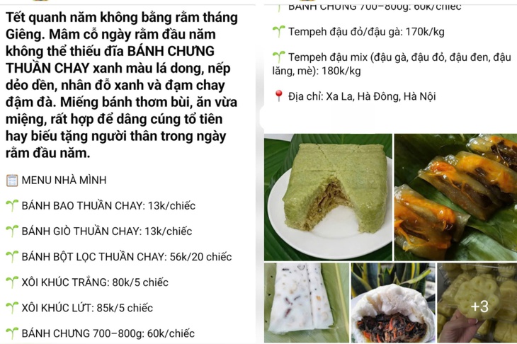 Thị trường đồ lễ sôi động, mâm cỗ chay và hoa tươi 'lên ngôi' dịp rằm tháng Giêng- Ảnh 4.