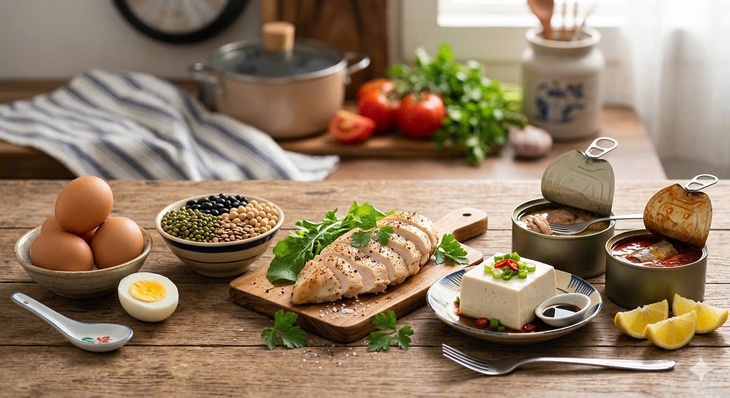 5 loại protein tốt, giá rẻ, có lợi cho sức khỏe- Ảnh 1.