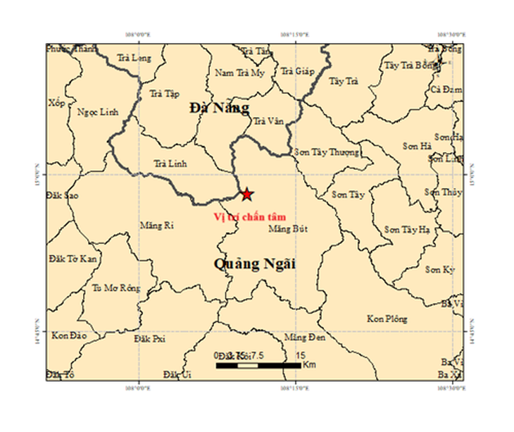 Quảng Ngãi hứng động đất liên tiếp- Ảnh 1.