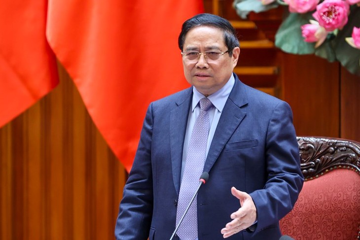 Thủ tướng Chính phủ Phạm Minh Chính phát biểu kết luận cuộc họp. Ảnh: VGP Thủ tướng Chính phủ Phạm Minh Chính phát biểu kết luận cuộc họp. Ảnh: VGP